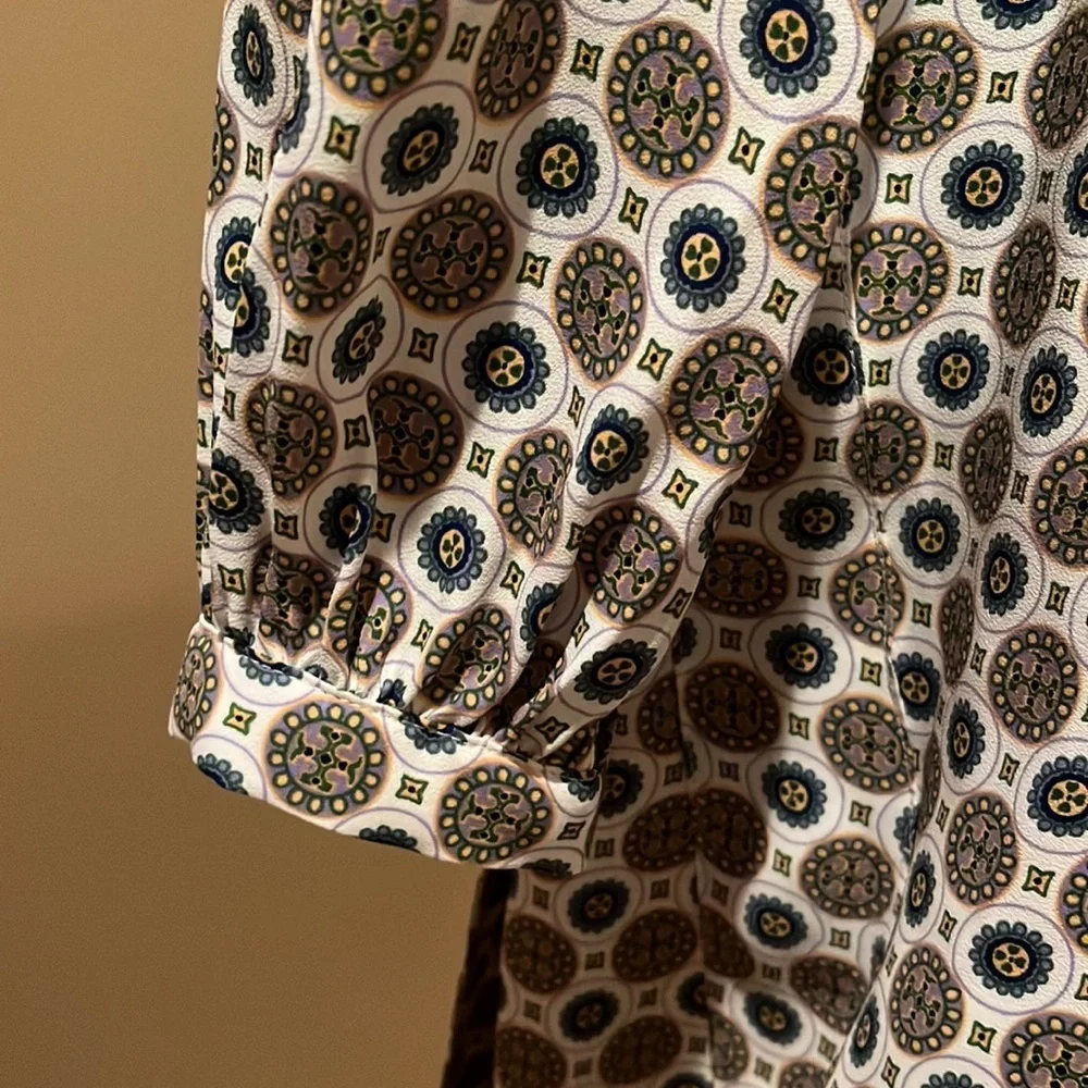 Tory Burch‎ Long Sleeve Shirt Dress Size 4 NWOT